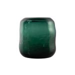 Jade Mouth Blown Glass Vase Small