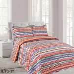 3 Piece Quilt Set Luxury HLTO-57 Double Queen - Luxury Double Queen