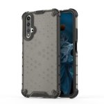 For Huawei Nova 5T Shockproof Honeycomb PC + Tpu Case Grey