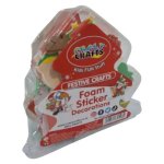 Festive Stickers Decorations Foam 100 Piece