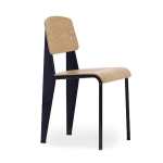 Roma Metal And Wood Chair - Red