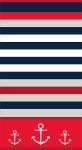Anchor Velour Beach Towels