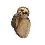 Realistic Brown Sloth Resin Ornament - Tree-hanging Decor For Home & Garden
