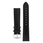 Osiris Calf Leather Watch Strap In Black - 18MM Gold