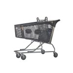 Steel And Plastic Shopping Trolley Hybrid 100L Colour Options