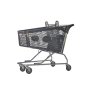 Steel And Plastic Shopping Trolley Hybrid 100L Colour Options