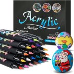 24 Colors Acrylic Brush Pen Diy Painting Tools Set For Teenagers And Adults