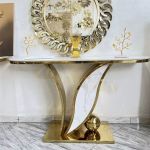 Prestigio Prestige Golden Marble Console Table