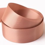 Dfs Rose Gold 25MM Satin Ribbon - At A Discount