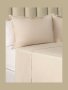 Most Breathable 200 Thread Count Cotton Fitted Sheet Natural