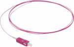 FTS50 LC 01U-OM4 Lc OM4 50 125 Unjacketed Pigtail 1M