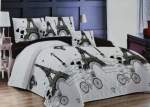 Smte 5 Piece Quilt Set Eiffel Tower Bedspread Set Queen With Keychain