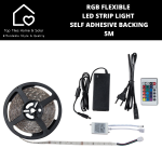 Rgb Flexible LED Strip Light Self Adhesive Backing - 5M