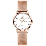 Mesh Quartz Watch Waterproof Luminous College Style Student Lwatch