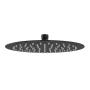 Sensea Icone Round Shower Head Matt Black 25CM