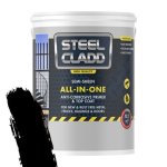 Steel Cladd All-in-one Water Based Black 5L