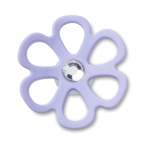 Purple Cut Out Flower Jibbitz - Multi Osfa