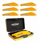 6 Pc. Acoustic Guitar Diamond Coated Nut File Set - Light medium Strings MN670