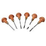6 Piece Palm Linoleum And Block Cutters Ls A