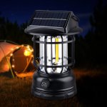 Portable Solar USB LED Lantern Outdoor Lamp