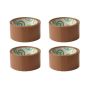 Packaging Tape Brown Buff Tape 48MM X 100M - Pack Of 4