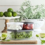 1170ML Food Container With Grey Lid