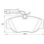 Kbc Brake Pads Front For Alfa Lancia - Spares Direct