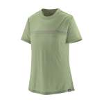 Womens Capilene Cool Merino Graphic Shirt - - Strata Stripe: Solstice Purple L
