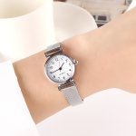 Casual Women's Thin Mesh Strap Wrist Watch Fancy Women Watches Jewelry Sophisticated And Stylish Women Watch