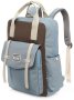 MicroWorld 14" Blue Casual Custom Logo Hiking Girls Softback Backpack Bag