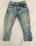 Earth Child Light Blue Ripped Jeans 3 4Y