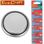Tork Craft CR1216 3V Lithium Coin Battery X5 Pack Moq 20 BATCR1216-5