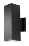 Karma Up & Down Face Wall Light - Aluminium