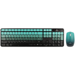 Volkano Prism Series Bluetooth Wireless Keyboard And Mouse - Teal VK-20248-TL