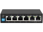 6 Port Fast Ethernet 4 Ai Poe 60W Switch