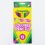 Crayola Pencil Crayons 12 - - Factory Plaza