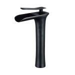 BTB005- Blackened Brass Tall Waterfall Basin Mixer