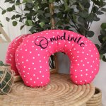Feeding Pillow Cover Pink Dotty