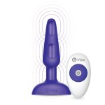 B-vibe - Trio Remote Control Butt Plug Purple