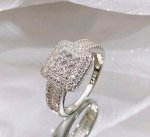 Sterling Silver Cubic Zirconia Sterling Silver Plated Ring