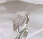 Sterling Silver Cubic Zirconia Sterling Silver Plated Ring