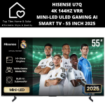 Hisense U7Q 4K 144HZ Vrr Mini-led Uled Gaming Ai Smart Tv - 55 Inch 2025