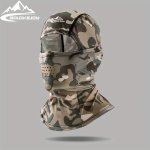 Uv Protection Cool Ice Silky Camo Balaclava Breathable Full Face Mask Helmet Liner For Cycling Skiing Hiking Fishing Outdoor Spo