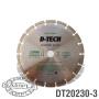 D Tech Diamond Blade Segmented Std. 230 X22 23 Mm Concrete/cement/clay Brick DT20230 3