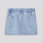 GIRLS Denim Skirt - 10 Blue Denim
