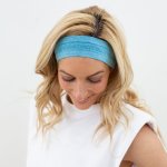 Silicone Non-slip Head Band - Turquoise