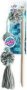 Knotty Habit Yarn Pom Pom Wand Cat Toy Grey