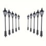3PCS 3V LED Model Light 7.01CM Building Model Yard Light For Sand Plate Model Building Handmade Diy Model Scene Train Birthday Gift Christmas Halloween