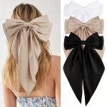 3PCS Sweet Fresh Y2K Retro Versatile Bow Barrettes Women Girls Princess Style Casual Leisure Hair Accessories Gift Photo Props