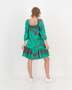 GREE N Wave Short Puff Sleeve Shirred Dress - L / N / Women